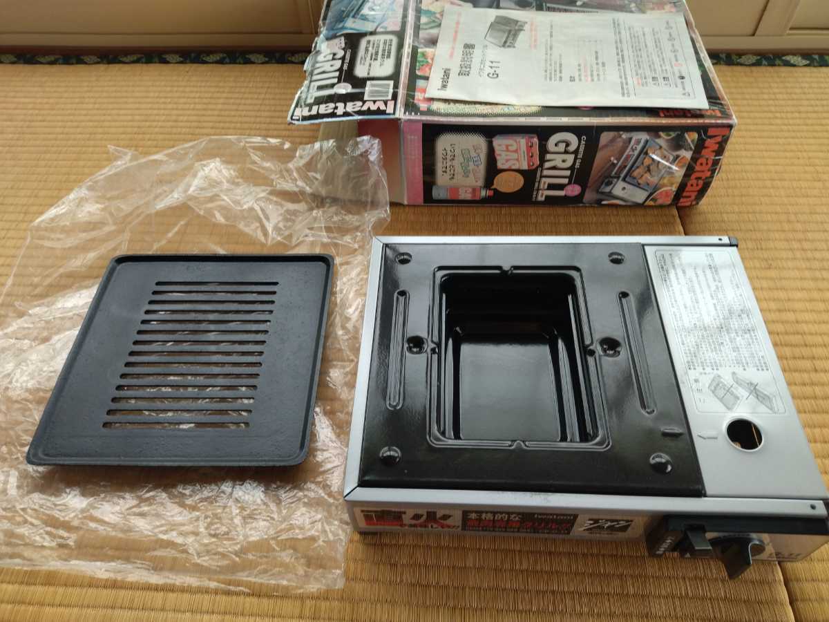 未使用 イワタニ岩谷 カセットグリル 焼肉グリル 重厚鋳物鉄板 キャンプアウトドア車中泊家飲みお家時間一人焼肉一人飲みソロキャンプ