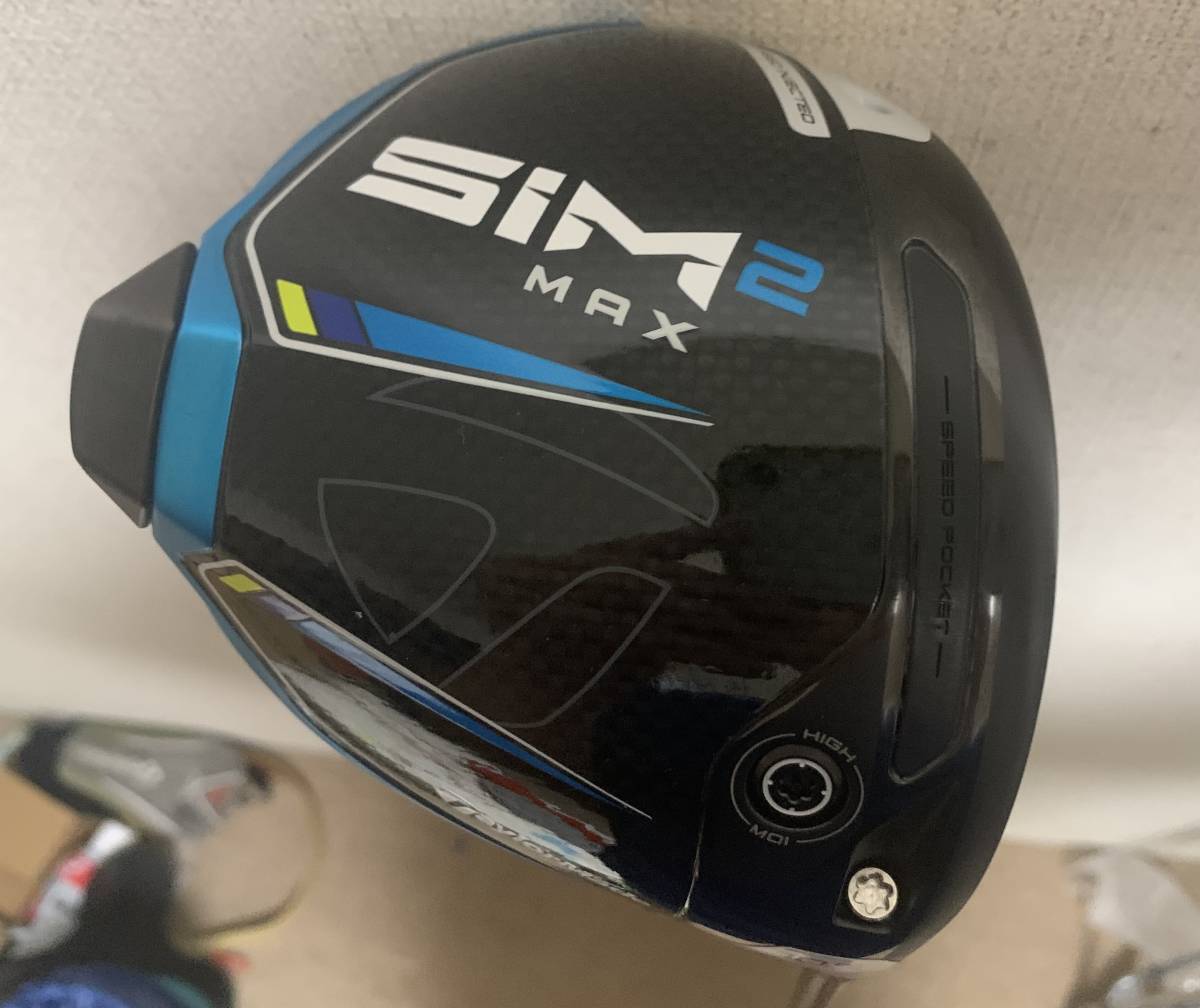 ☆ 美品 送料無料 テーラーメイド SIM2 MAX ドライバー TENSEI BLUE