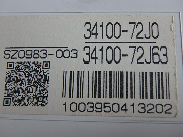 アルト CBA-HA24S スピードメーター 34100-72J63_画像4