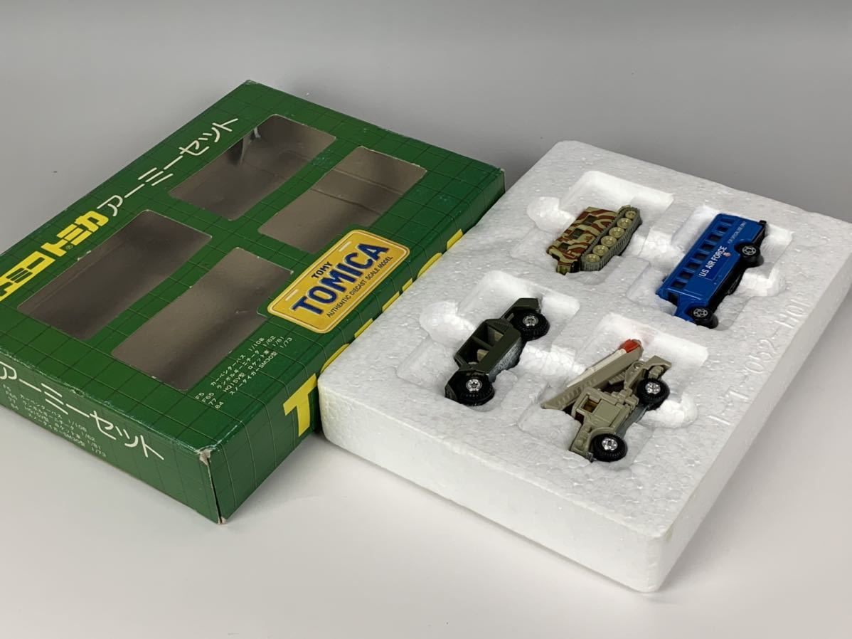 TOMY トミカ【アーミーセット】当時もの 絶版品 tomica トミー