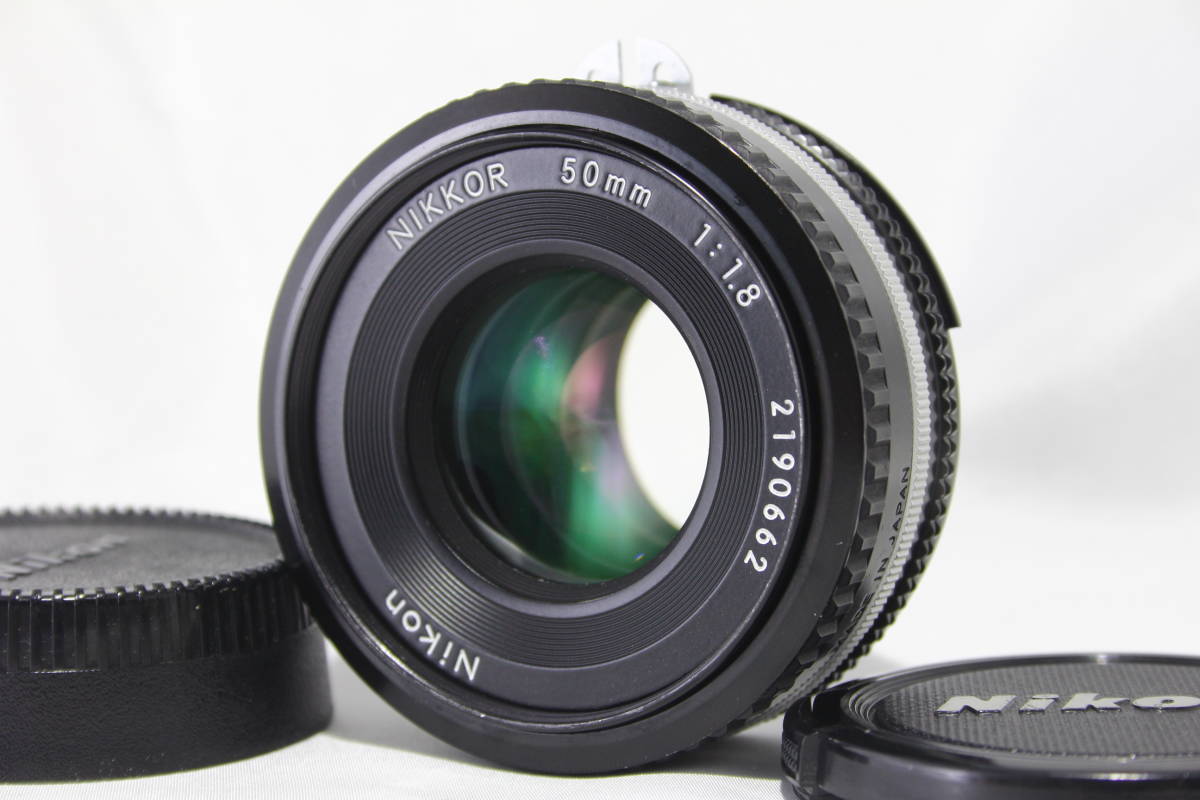 特価商品 美品整備済 Nikon NIKKOR AI-S 50mm f1.8 パンケーキ kead.al