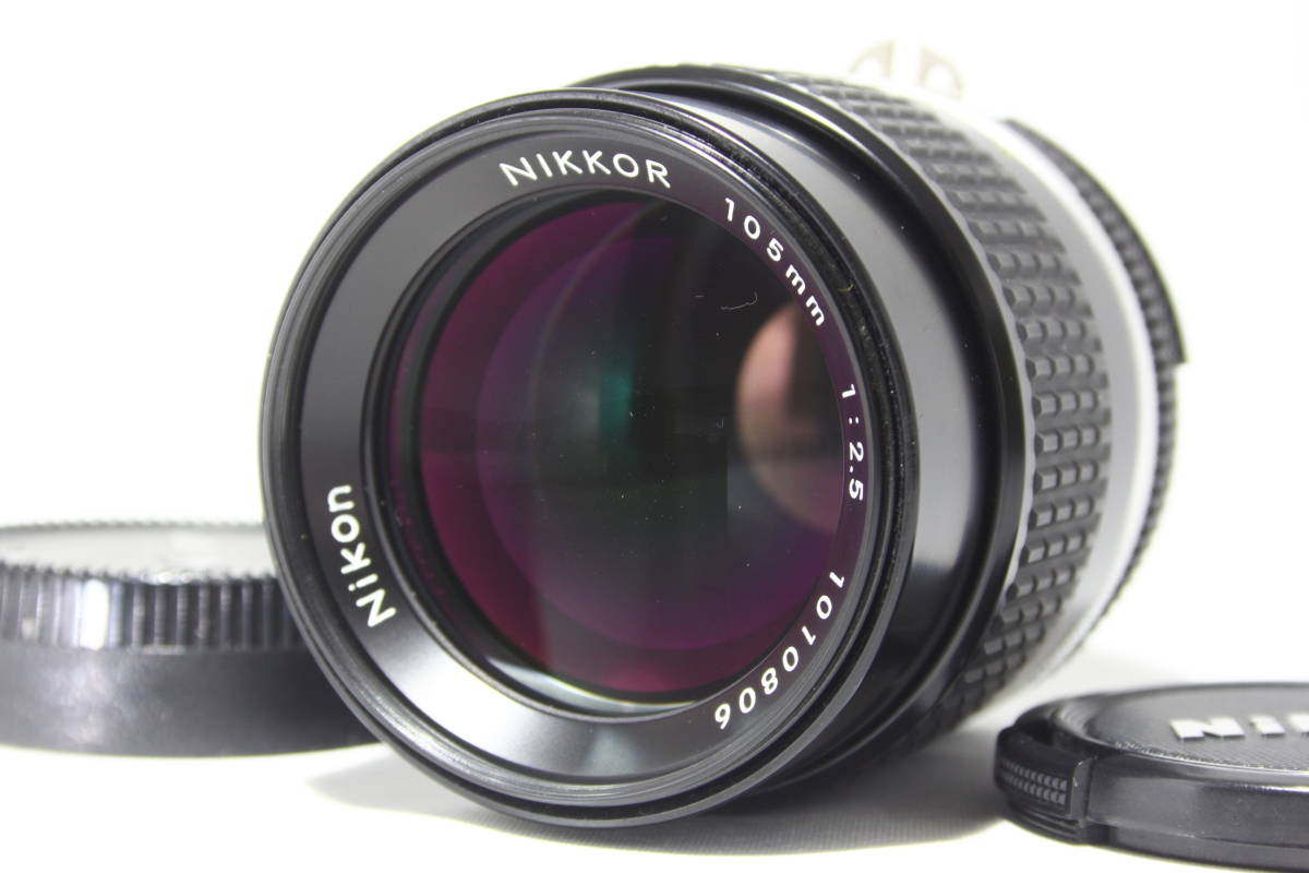動作正常 Nikon NIKKOR 105mm F2.5