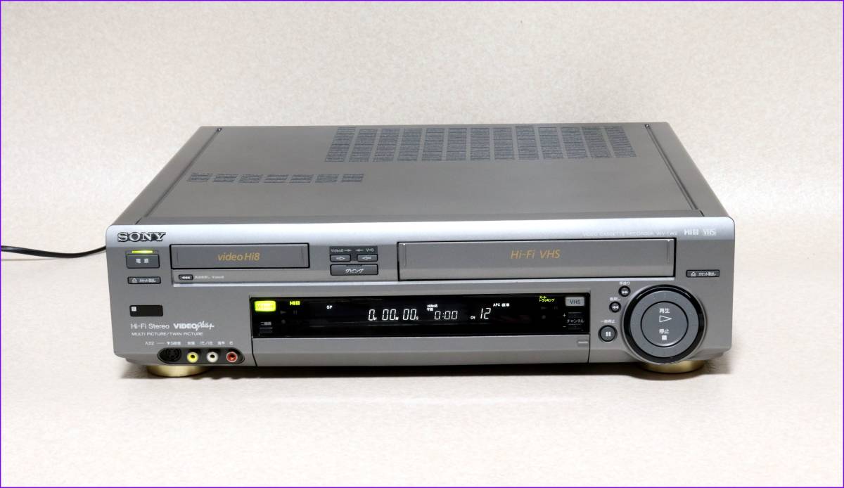SONY Hi8/VHS Wデッキ 【 WV-TW2 】 CD版説保証付完動品 | garzeparts.com
