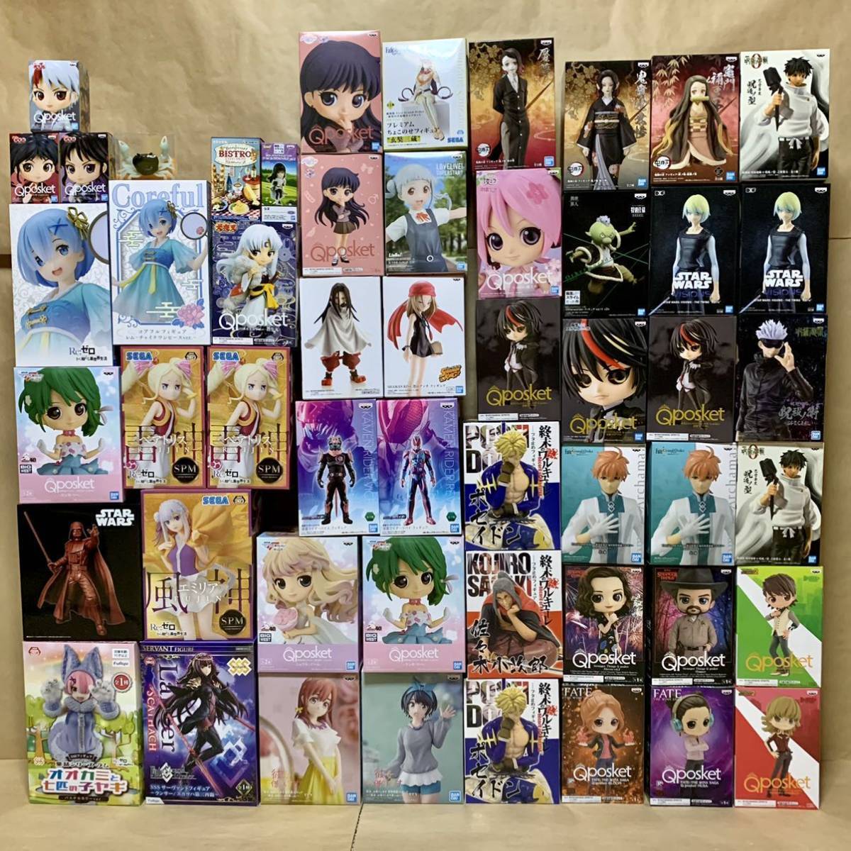 未開封】大量 フィギュア 52点セット まとめ売り リゼロ 呪術廻戦 鬼滅