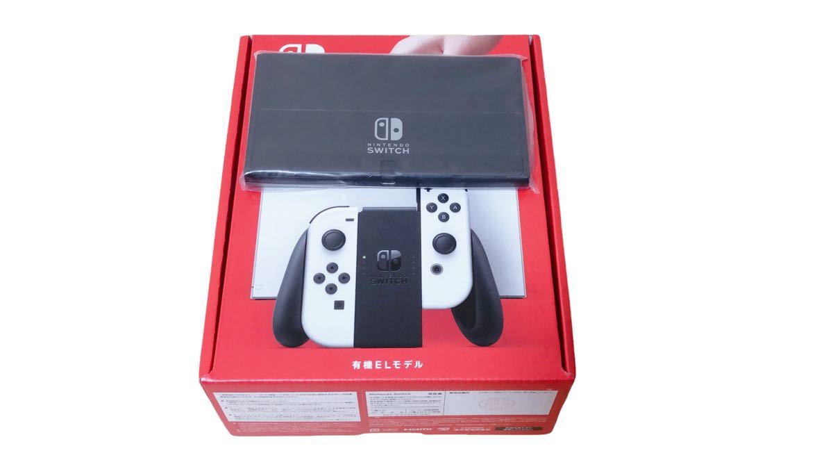 新品 未使用Nintendo Switch ニンテンドースイッチ 有機ELモデル 新型 ホワイト 本体 箱付き Joy-Con ドックセットなし 