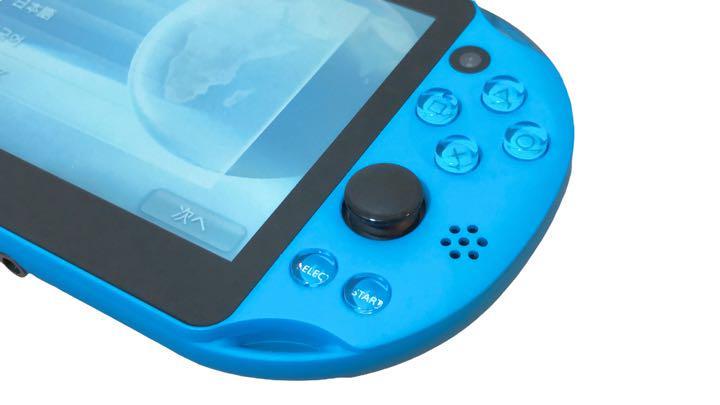 極美品 ほぼ新品 PS Vita PSVita PCH-2000 シリーズ Wi-Fiモデル プレイステーション ヴィータ 本体 アクアブルー USBケーブル付き