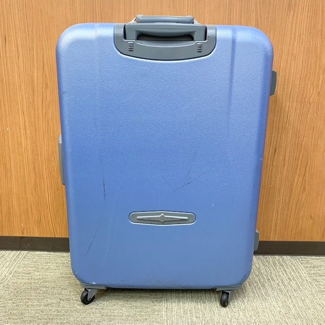 【46435】SPALDING/スポルディング　スーツケース　キャリーケース　旅行かばん　大型　中古　鍵付　現状品_画像2