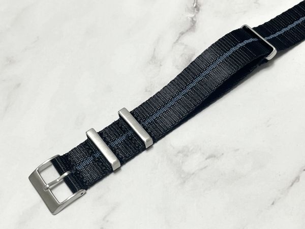  rug width :20mm gloss having . high quality NATO strap stripe belt [ Rolex chu-da- Omega TAG Heuer correspondence ] fabric ⑥ DD