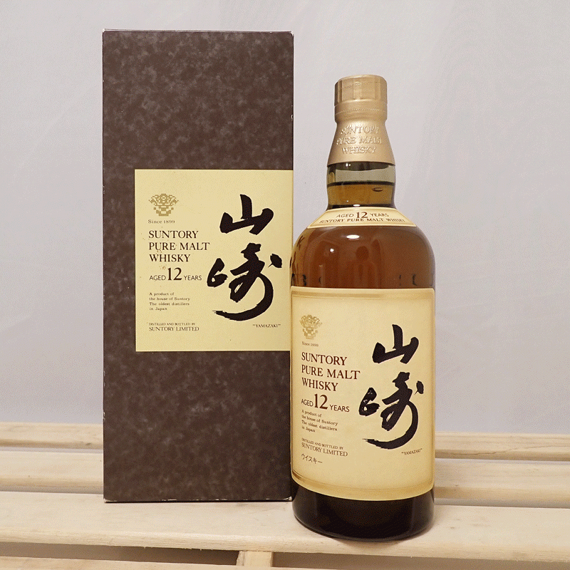 福島県限定発送！！未開栓 サントリー 山崎１２年 PURE MALT WHISKY