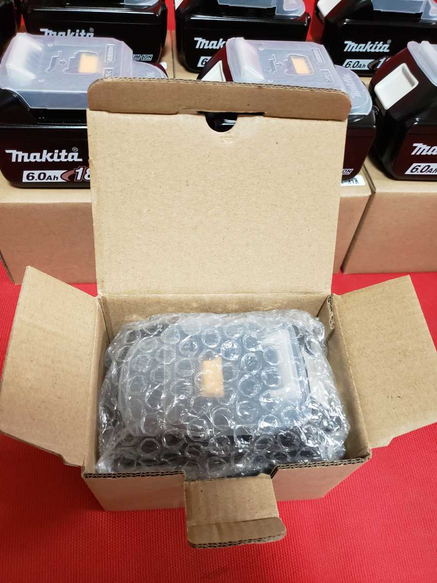 最新 マキタ Makita 純正 18v 6ah バッテリー10個 BL1860B 雪マーク付 京都 マキタ18V 6h 新品未使用 10個 工具/メンテナンス