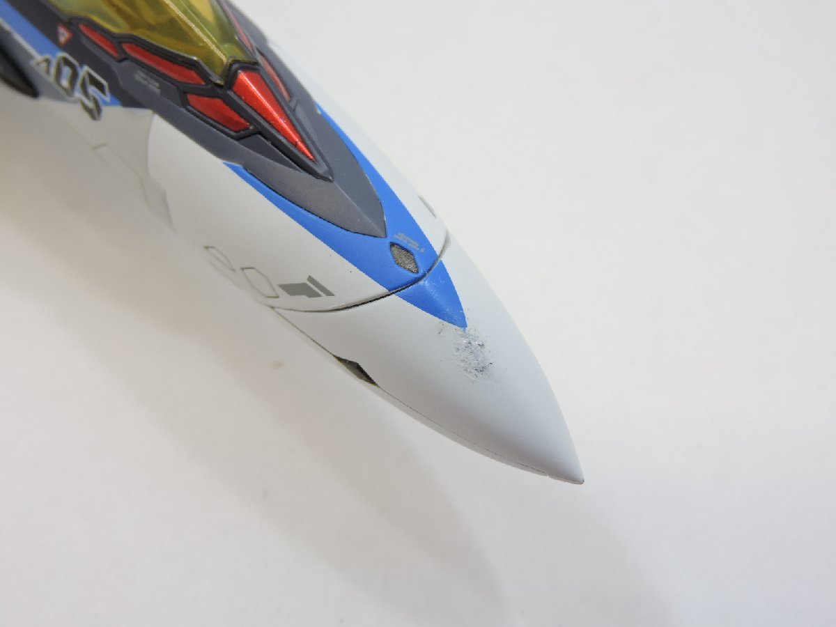 [B060I192] BANDAI バンダイ DX超合金 劇場版 マクロスΔ デルタ 絶対LIVE!!!!!! VF-31AX カイロスプラス (ハヤテ・インメルマン機) 中古品_画像7