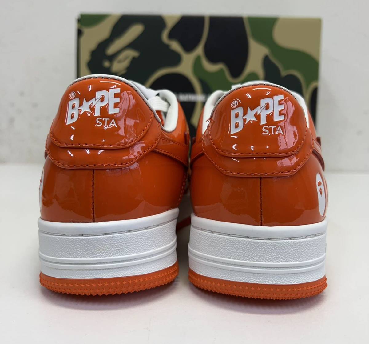 BAPE STA A BATHING APE LOW ORANGE size 5 新品 箱付き ベイプスタ