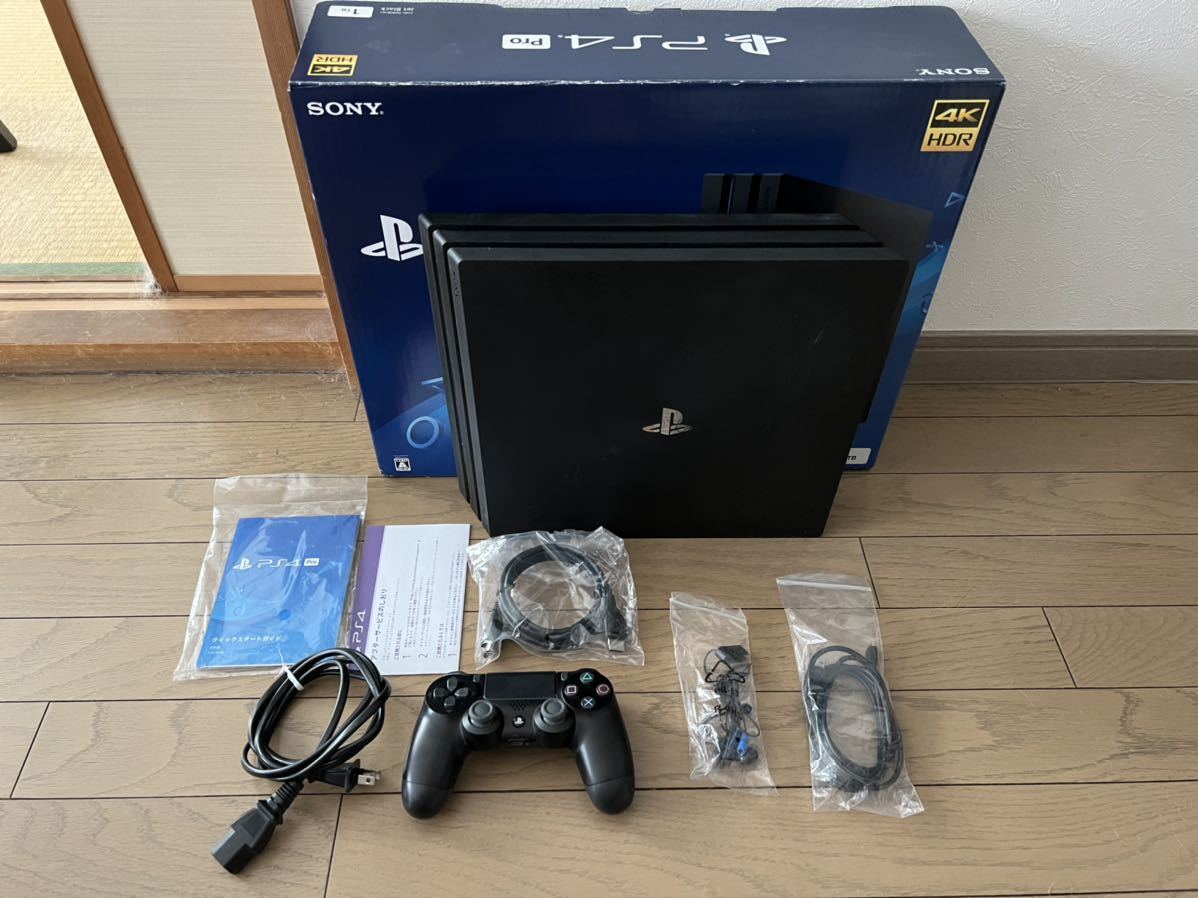 PS4 Pro 本体 SONY ジェットブラック PlayStation4 CUH-7000B