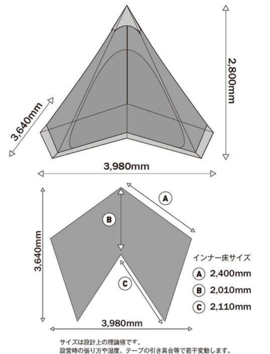 【新品未開封】テンマクデザイン サーカス メッシュインナー＆グランドシート セット 4/5 