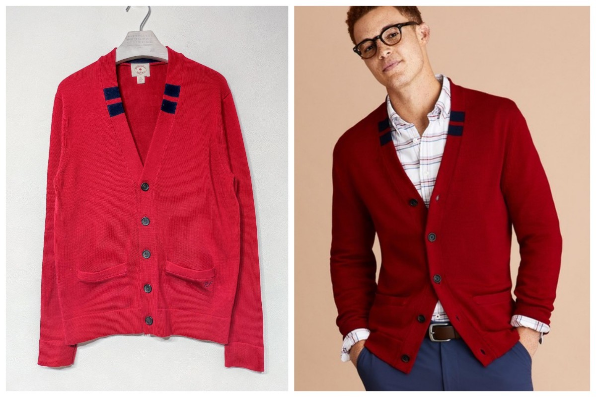 ブルックスブラザーズ レッドフリース コットン 綿 ニットカーディガン レッド XS M プレッピー Red Fleece ブルックスブラザーズ レッドフリース コットン 綿 ニットカーディガン レッド XS M プレッピー Red Fleece