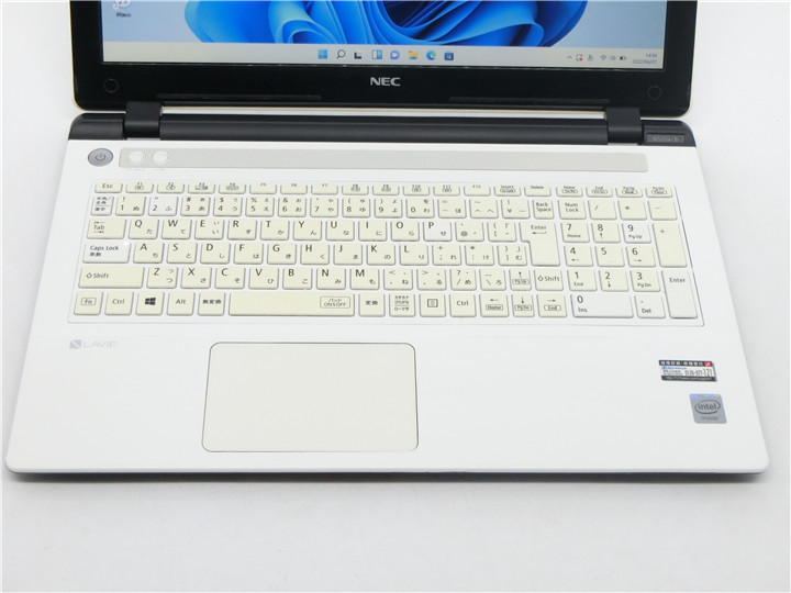 カメラ内蔵/15.6型/ノートPC/Win11Pro/新品SSD256/8GB/Cel　3205U/NEC　NS150/B 　新品無線マウス　MS Office2021搭載_画像2