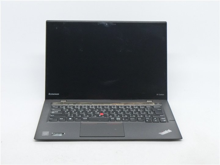 Lenovo　X1　Carbon　5世代i7　　通電します　起動しません　詳細不明　ノートPCパソコン　ジャンク品_画像1