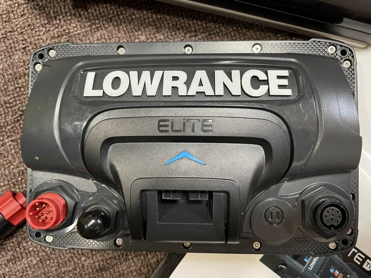 ★LOWRANCE(ローランス)★ELITE（エリート）★7 Ti 日本語モデル トータルスキャン振動子付き★中古品_画像4