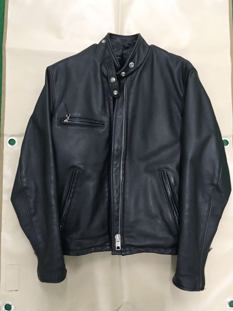 ○大阪買付○ schott ショットシングルライダースレザージャケット642