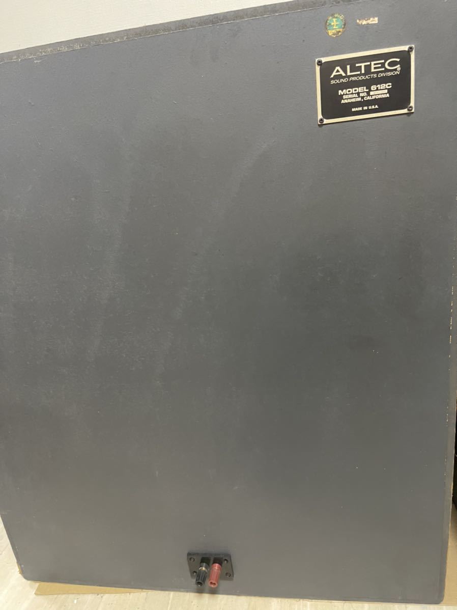 ALTEC 612C エンクロージャー ペア。ALTEC 604-8G,604-8H,,など使用