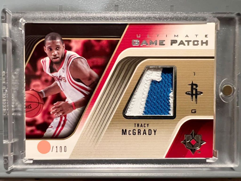超絶レア最高級/100 Patch 04 Upper Deck Ultimate Tracy McGrady トレイシー・マグレディ NBA パッチ Panini Rockets ユニフォーム バスケ