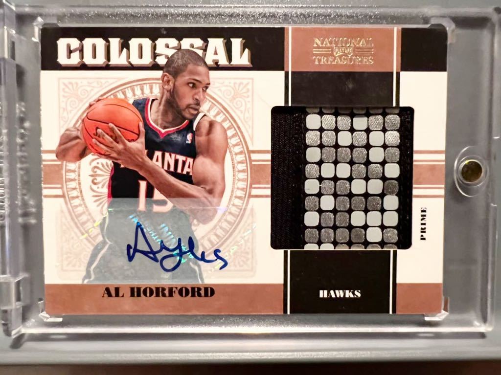 初期最高級版/25 Patch Auto 2011 Panini 国宝 Al Horford アル・ホーフォード NBA 直筆 サイン ユニフォーム セルディクス Celtics バスケ_画像1