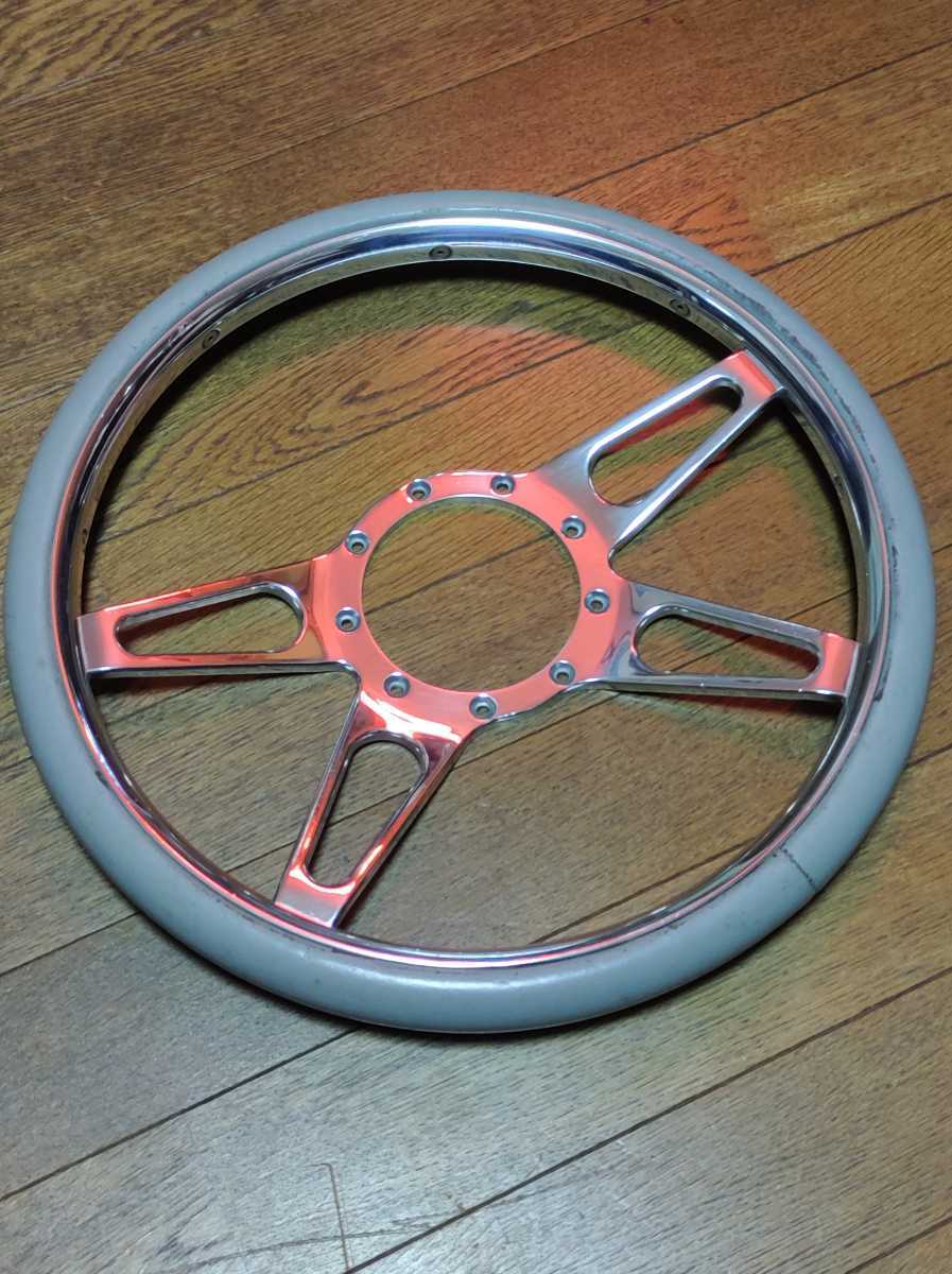 絶版希少レカラ☆バイクビレットステアリング☆張り替え後に発送☆検索