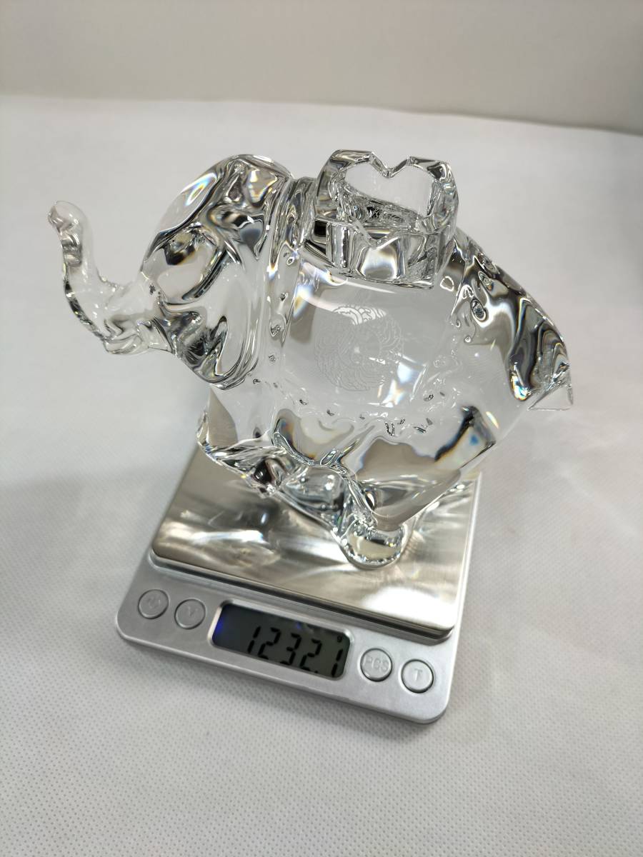 美しい輝き!】BACCARAT バカラ ゾウ 象 フィギュア オブジェ culto.pro