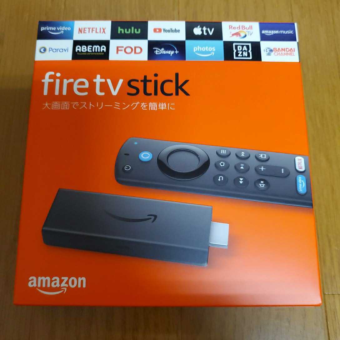 ☆新品未開封 Fire TV Stick - Alexa対応音声認識リモコン 第3世代 付属 ストリーミングメディアプレーヤー ※送料無料 卸直営