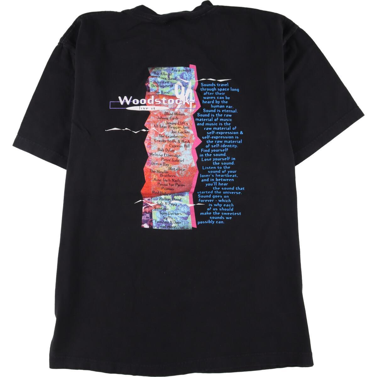 古着 90年代 ペプシ PEPSI WOODSTOCK ウッドストック LIVE IT 94 両面