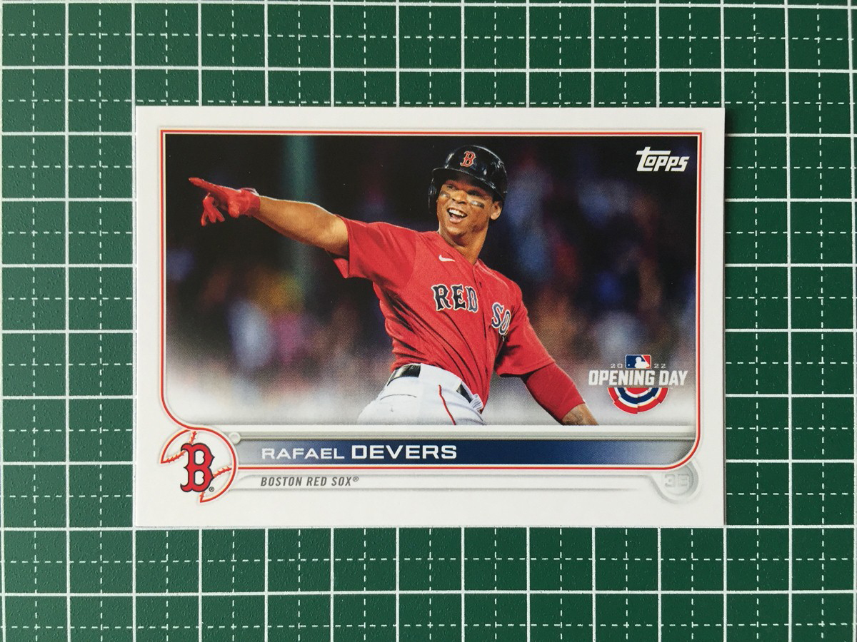 ★TOPPS MLB 2022 OPENING DAY #213 RAFAEL DEVERS［BOSTON RED SOX］ベースカード「BASE」★_画像1