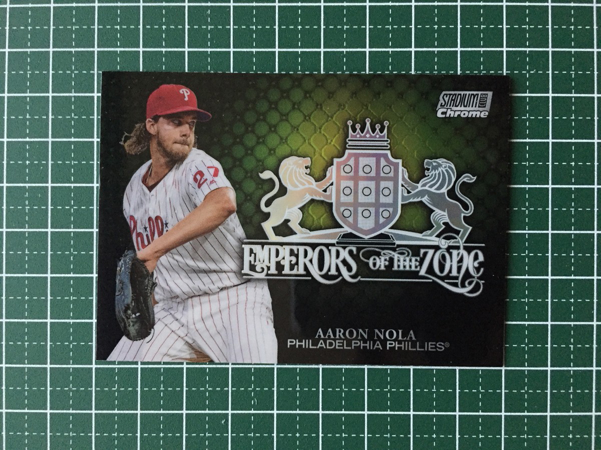 ★TOPPS MLB 2020 STADIUM CLUB CHROME #EOZ-17 AARON NOLA［PHILADELPHIA PHILLIES］インサート「EMPERORS OF THE ZONE」★_画像1