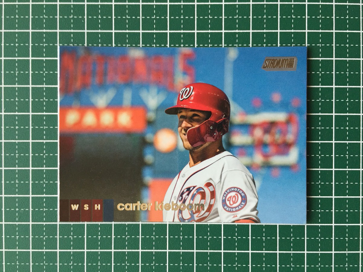 ★TOPPS MLB 2020 STADIUM CLUB #122 CARTER KIEBOOM［WASHINGTON NATIONALS］ベースカード 20★_画像1