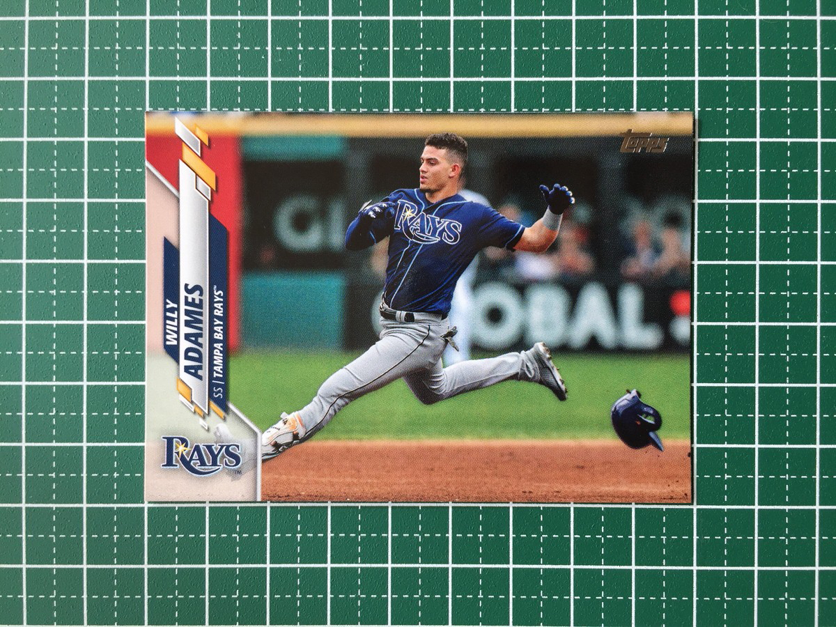 ★TOPPS MLB 2020 SERIES 1 #148 WILLY ADAMES［TAMPA BAY RAYS］ベースカード 20★_画像1