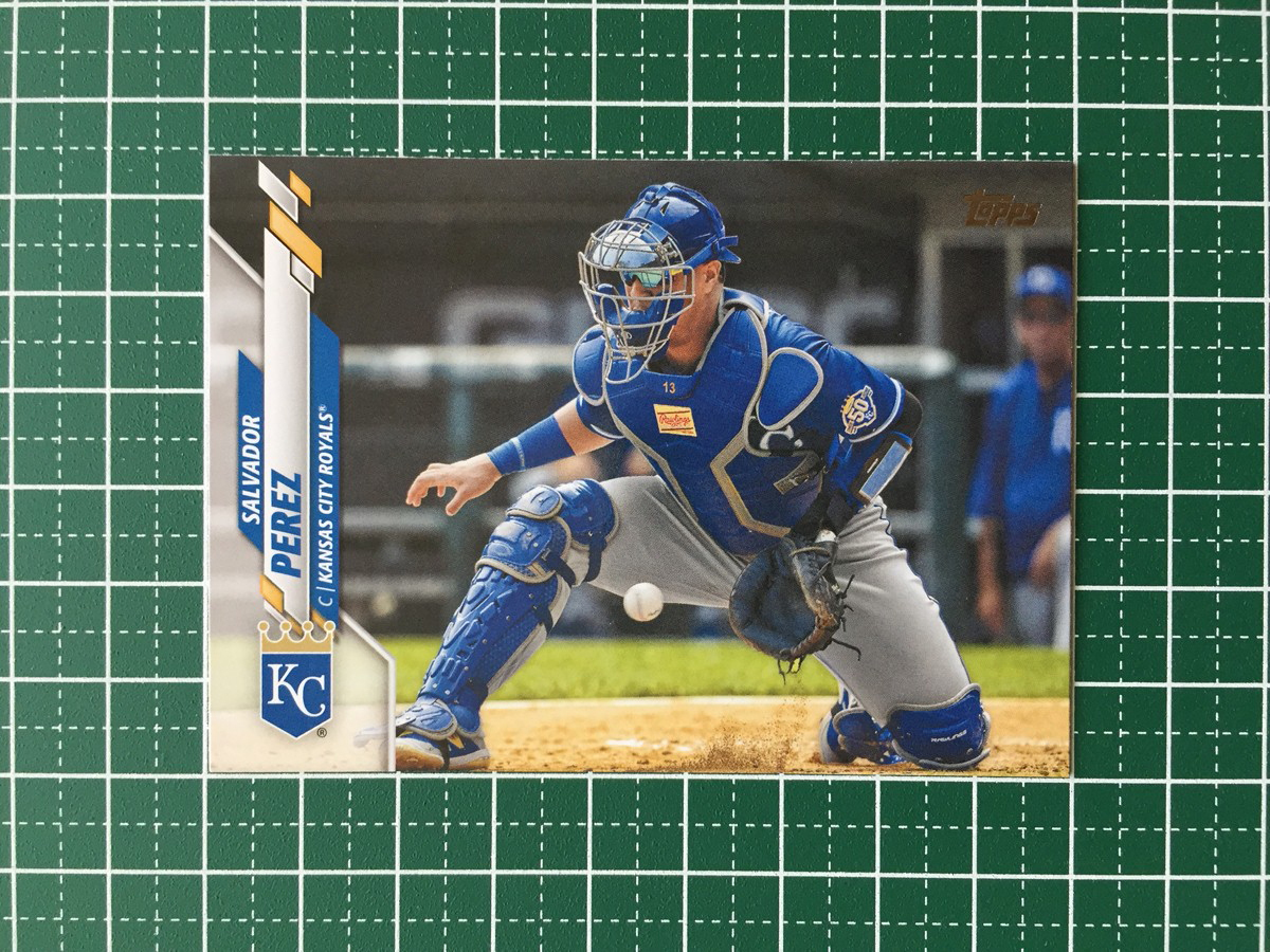 ★TOPPS MLB 2020 SERIES 2 #553 SALVADOR PEREZ［KANSAS CITY ROYALS］ベースカード 20★_画像1