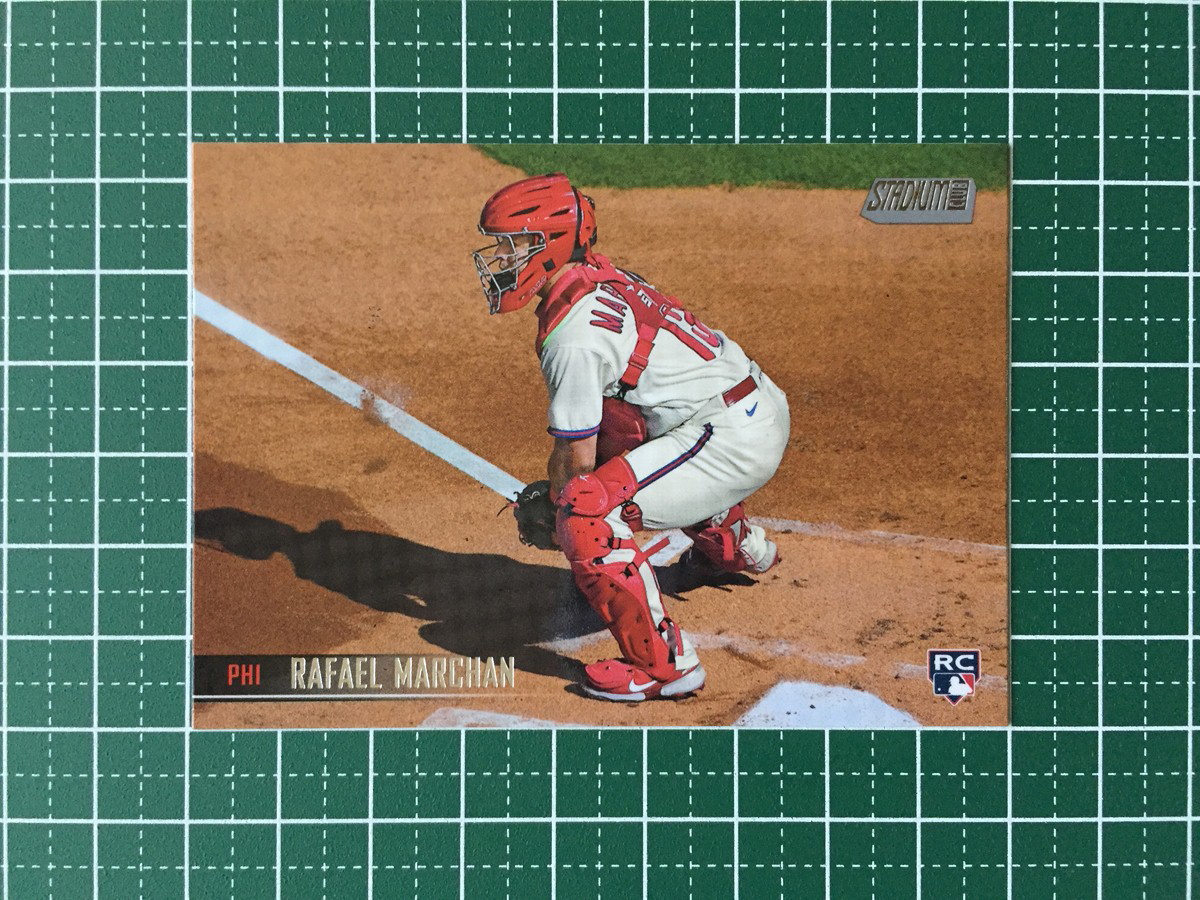 ★TOPPS MLB 2021 STADIUM CLUB #52 RAFAEL MARCHAN［PHILADELPHIA PHILLIES］ベースカード「BASE」ルーキー RC★_画像1