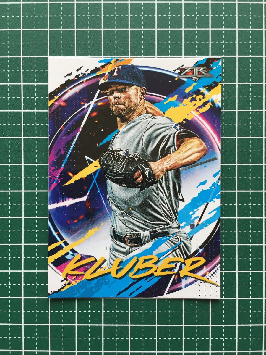 ★TOPPS MLB 2020 FIRE #108 COREY KLUBER［TEXAS RANGERS］ベースカード 20★_画像1