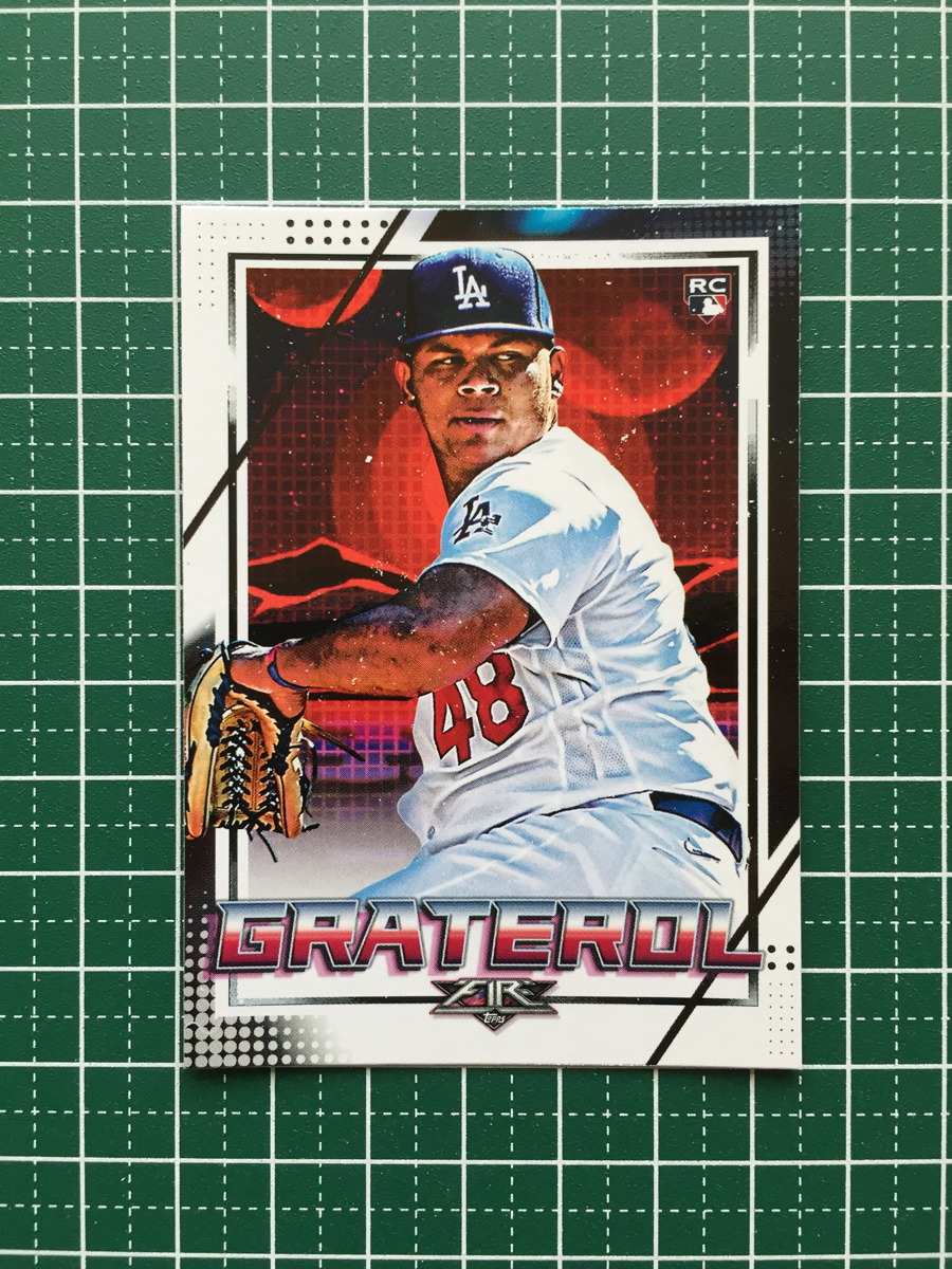 ★TOPPS MLB 2020 FIRE #106 BRUSDAR GRATEROL［LOS ANGELES DODGERS］ベースカード ルーキー RC 20★_画像1