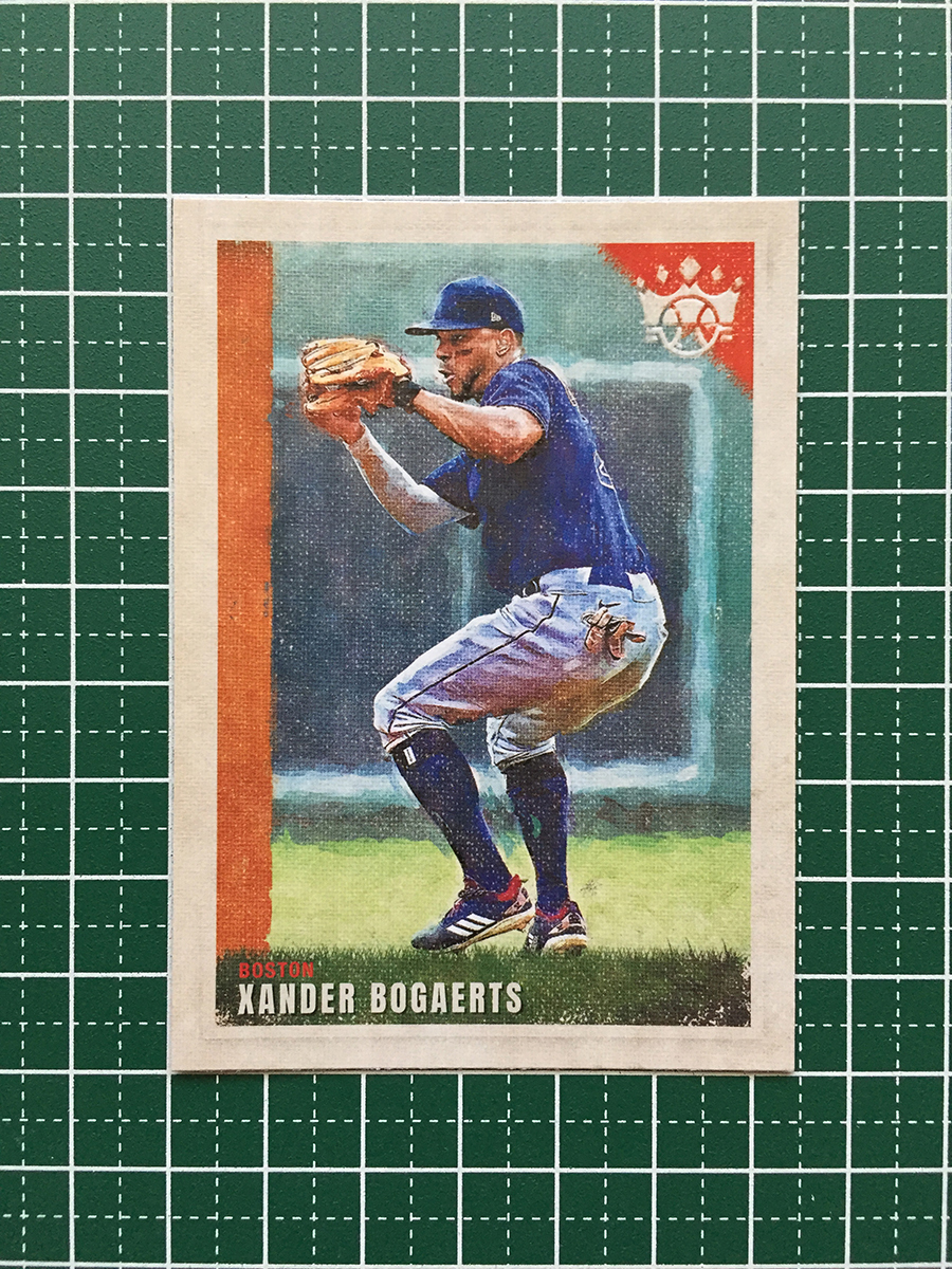 ★PANINI MLB 2022 DIAMOND KINGS #23 XANDER BOGAERTS［BOSTON RED SOX］ベースカード「BASE」★_画像1