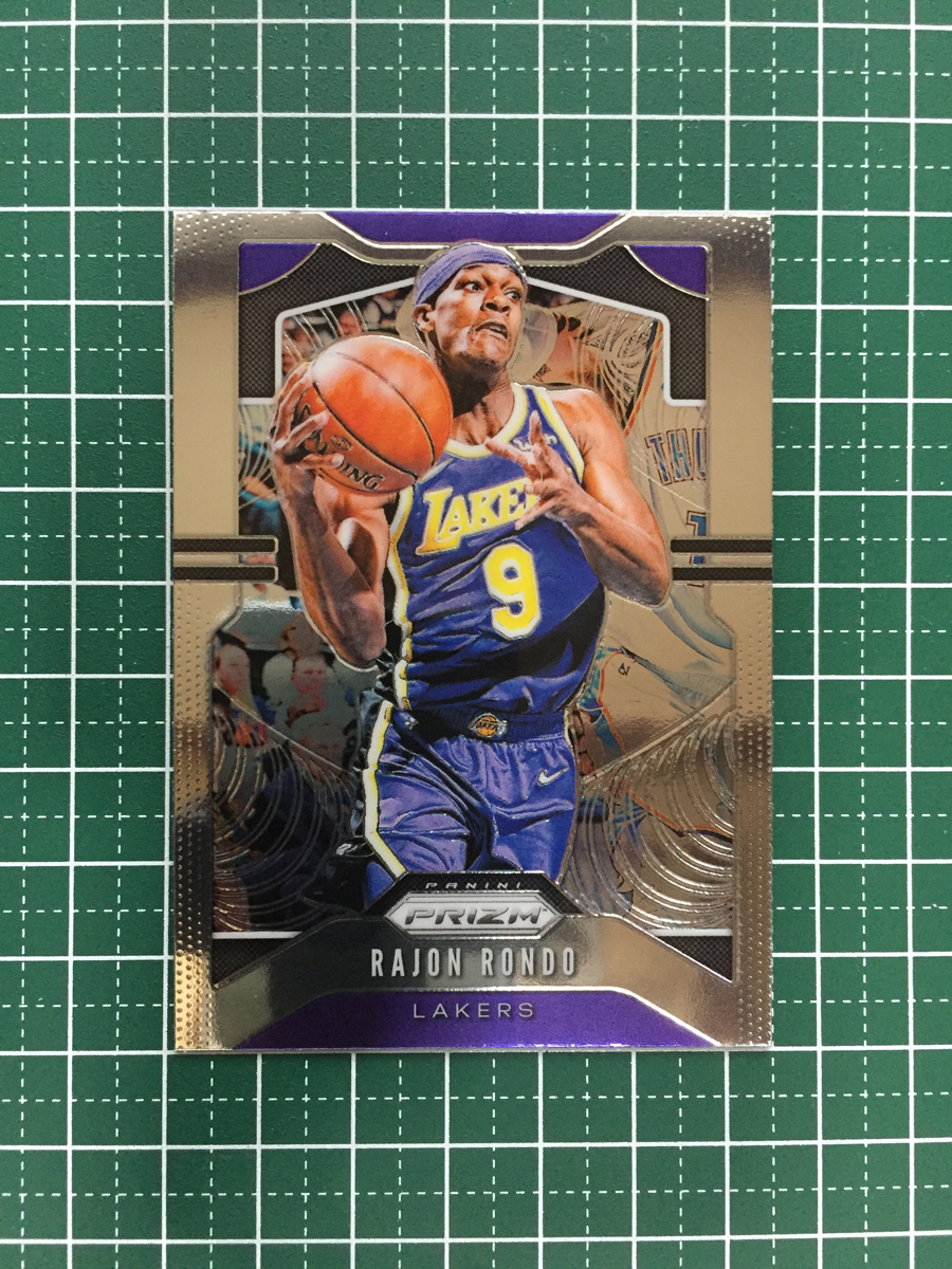 ★PANINI NBA 2019-20 PRIZM #223 RAJON RONDO［LOS ANGELES LAKERS］ベースカード 2020★_画像1