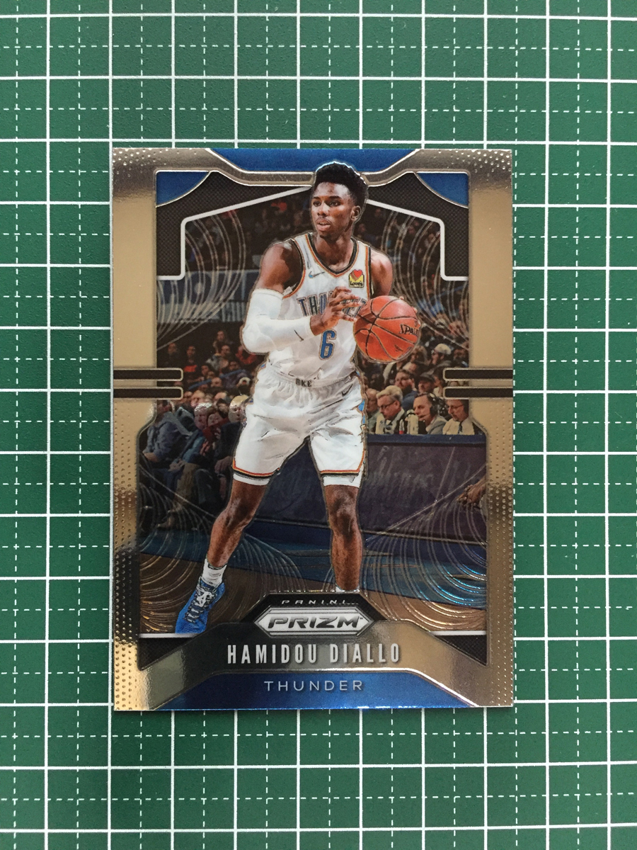 ★PANINI NBA 2019-20 PRIZM #184 HAMIDOU DIALLO［OKLAHOMA CITY THUNDER］ベースカード 2020★_画像1