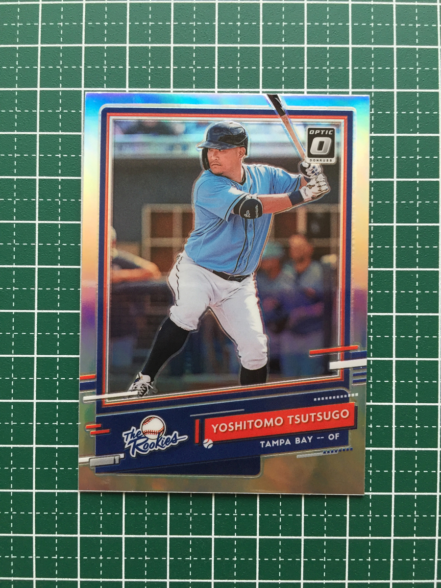 ★PANINI MLB 2020 DONRUSS OPTIC #R-10 筒香嘉智／YOSHITOMO TSUTSUGO［TAMPA BAY RAYS］THE ROOKIES パラレル版 RC 20★_画像1