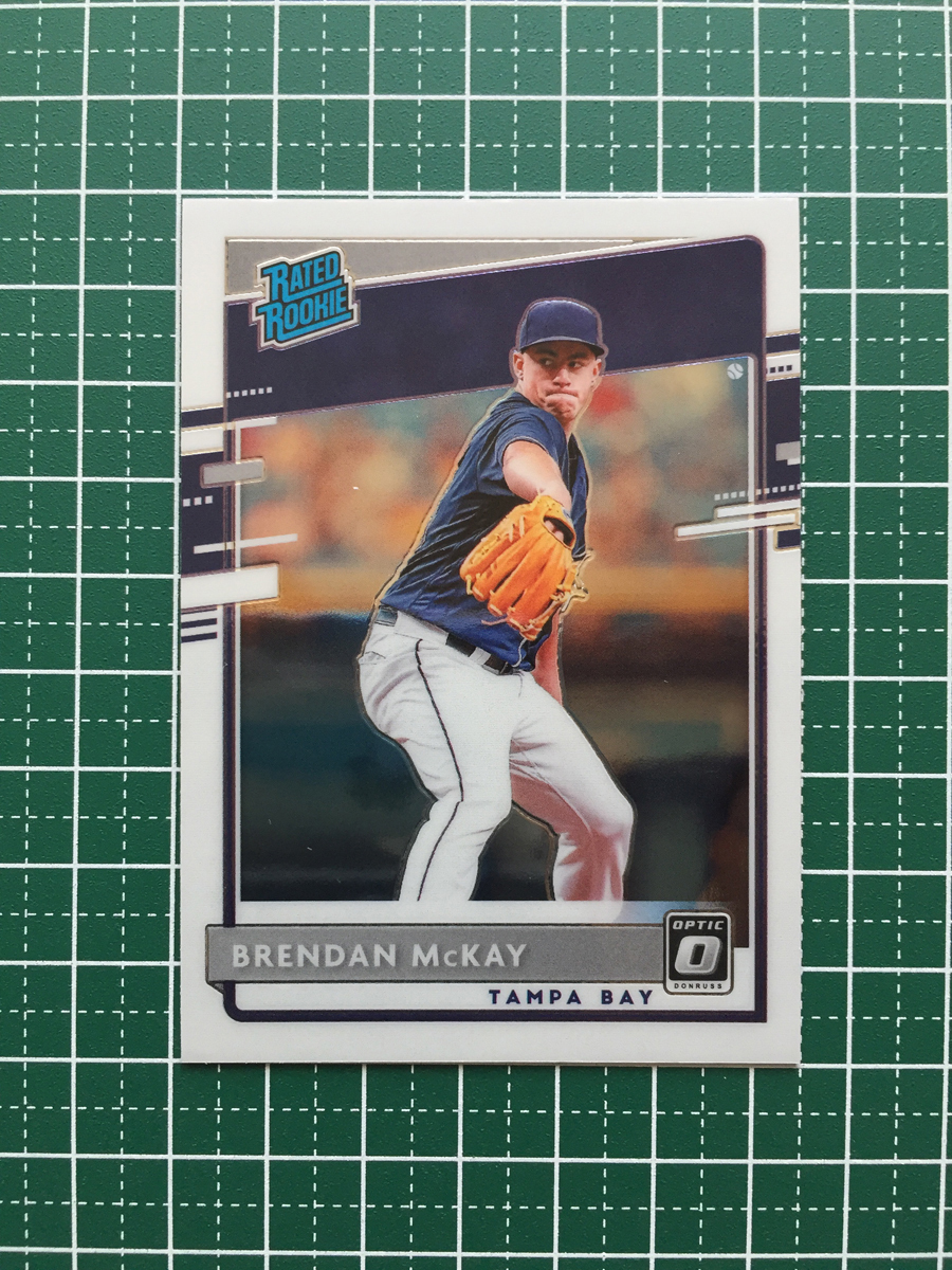 ★PANINI MLB 2020 DONRUSS OPTIC #36 BRENDAN MCKAY［TAMPA BAY RAYS］ベースカード「RATED ROOKIE」ルーキー RC 20★_画像1