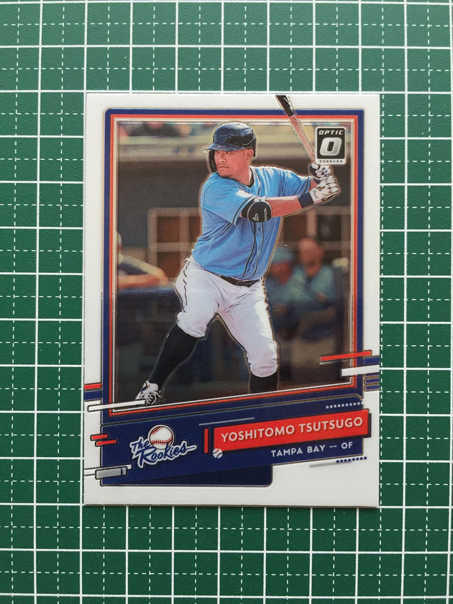 ★PANINI MLB 2020 DONRUSS OPTIC #R-10 筒香嘉智／YOSHITOMO TSUTSUGO［TAMPA BAY RAYS］THE ROOKIES ルーキー RC 20★_画像1