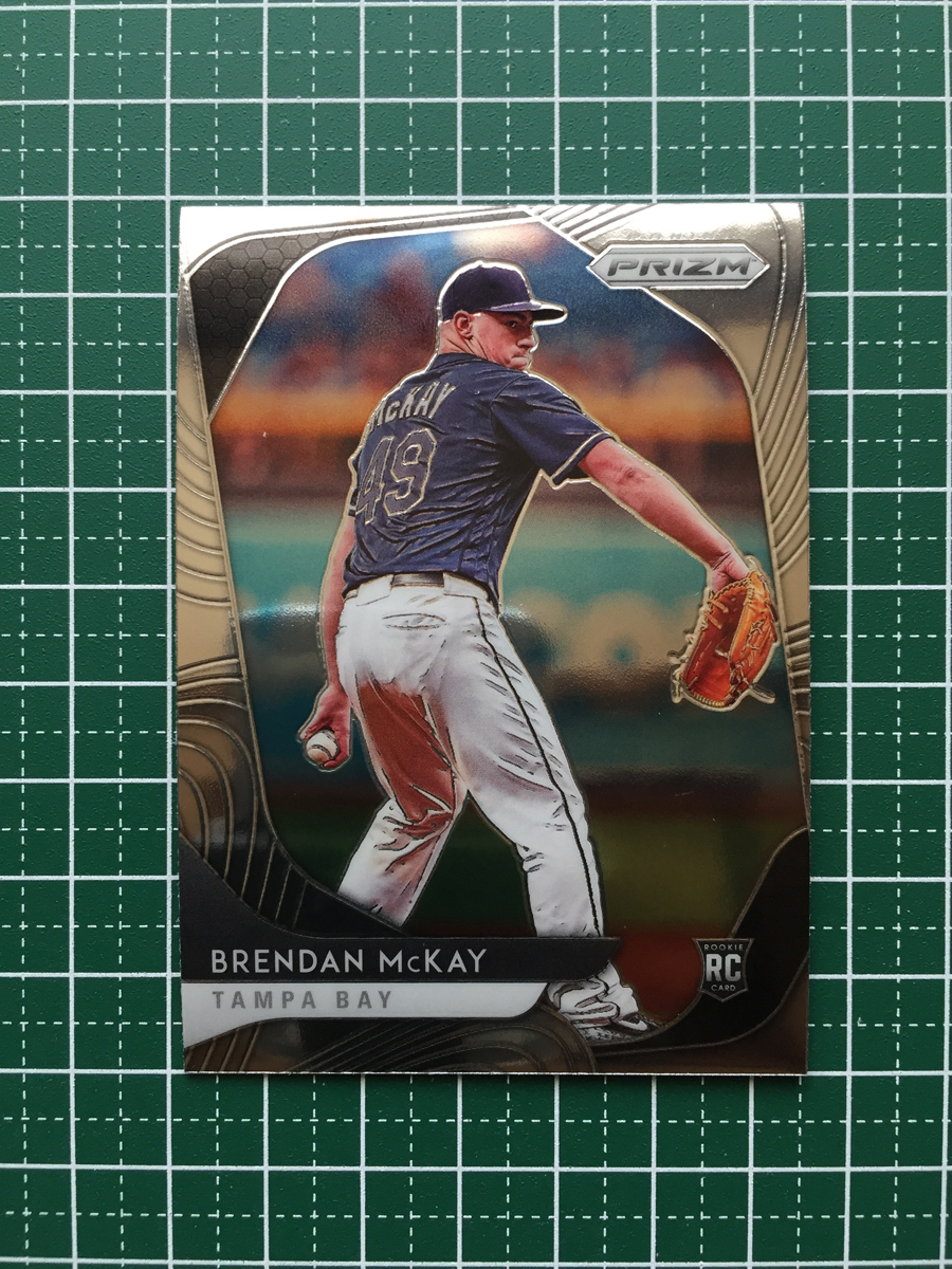 ★PANINI MLB 2020 PRIZM #153 BRENDAN MCKAY［TAMPA BAY RAYS］ベースカード「Tier II」ルーキー RC 20★_画像1