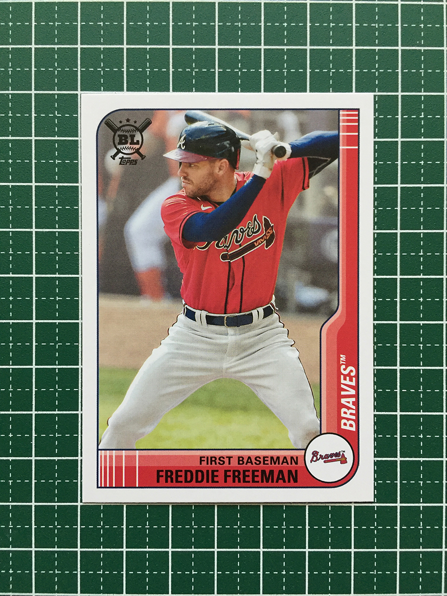 ★TOPPS MLB 2021 BIG LEAGUE #14 FREDDIE FREEMAN［ATLANTA BRAVES］ベースカード「VETERANS & ROOKIES」★_画像1