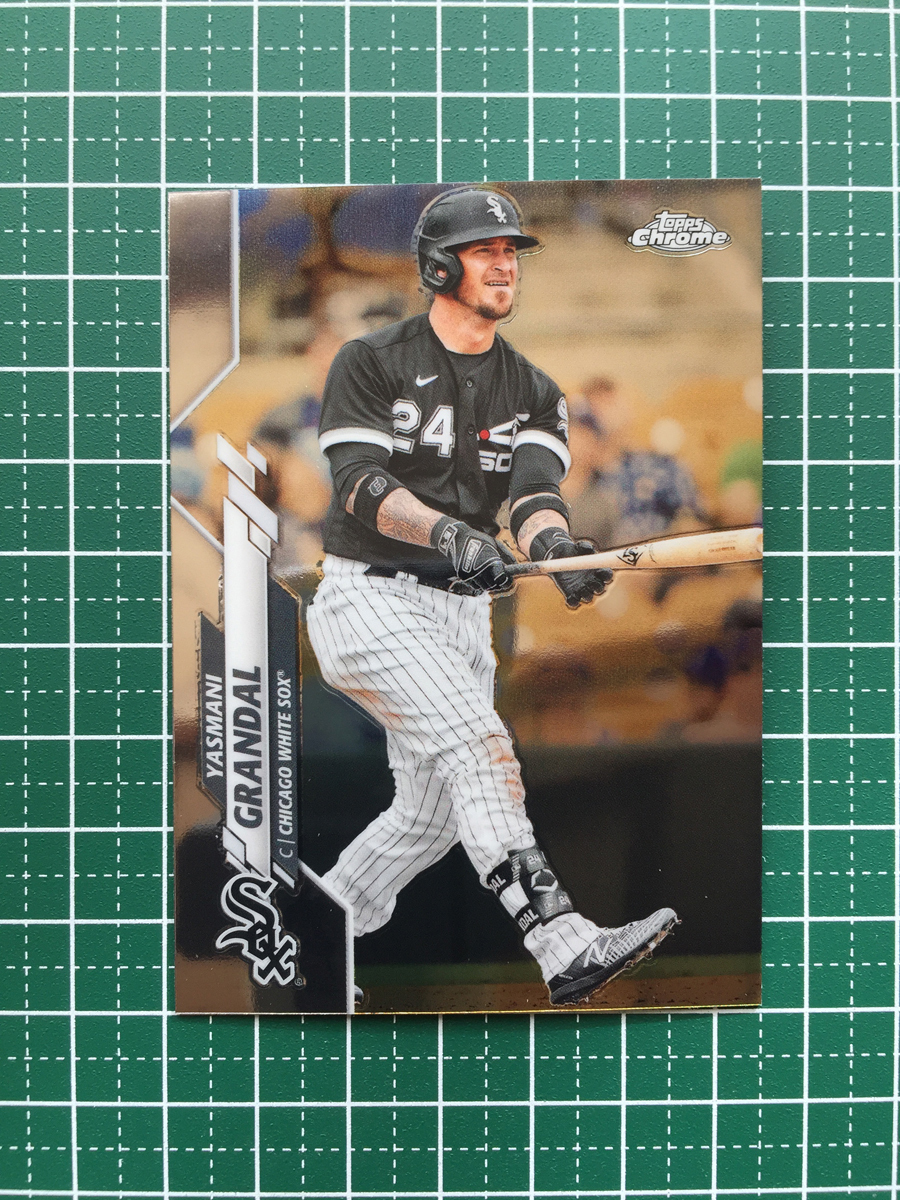 ★MLB 2020 TOPPS CHROME UPDATE #U-9 YASMANI GRANDAL［CHICAGO WHITE SOX］ベースカード★_画像1