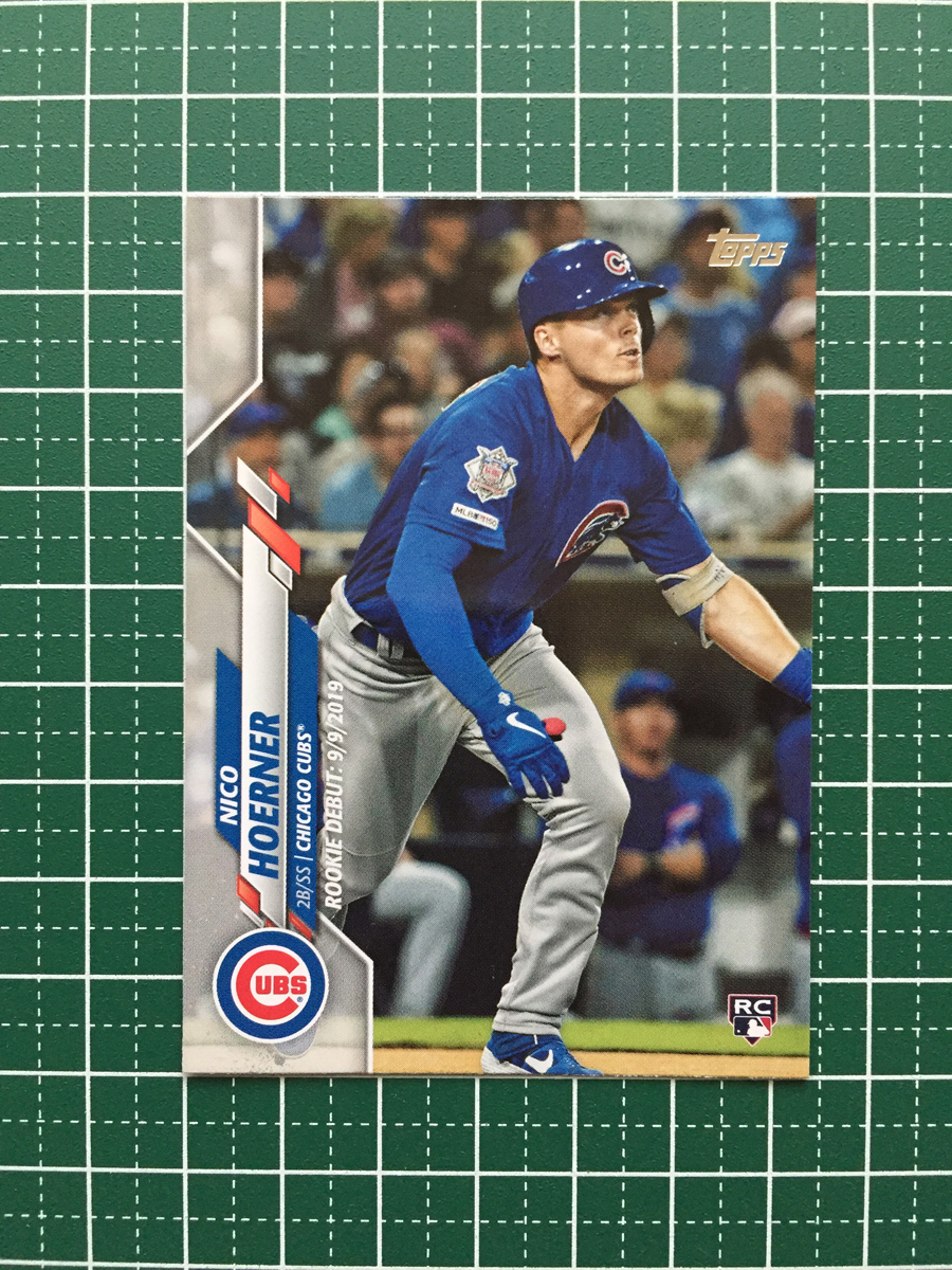 ★TOPPS MLB 2020 UPDATE SERIES #U-251 NICO HOERNER［CHICAGO CUBS］ベースカード「RD」ルーキー RC 20★_画像1