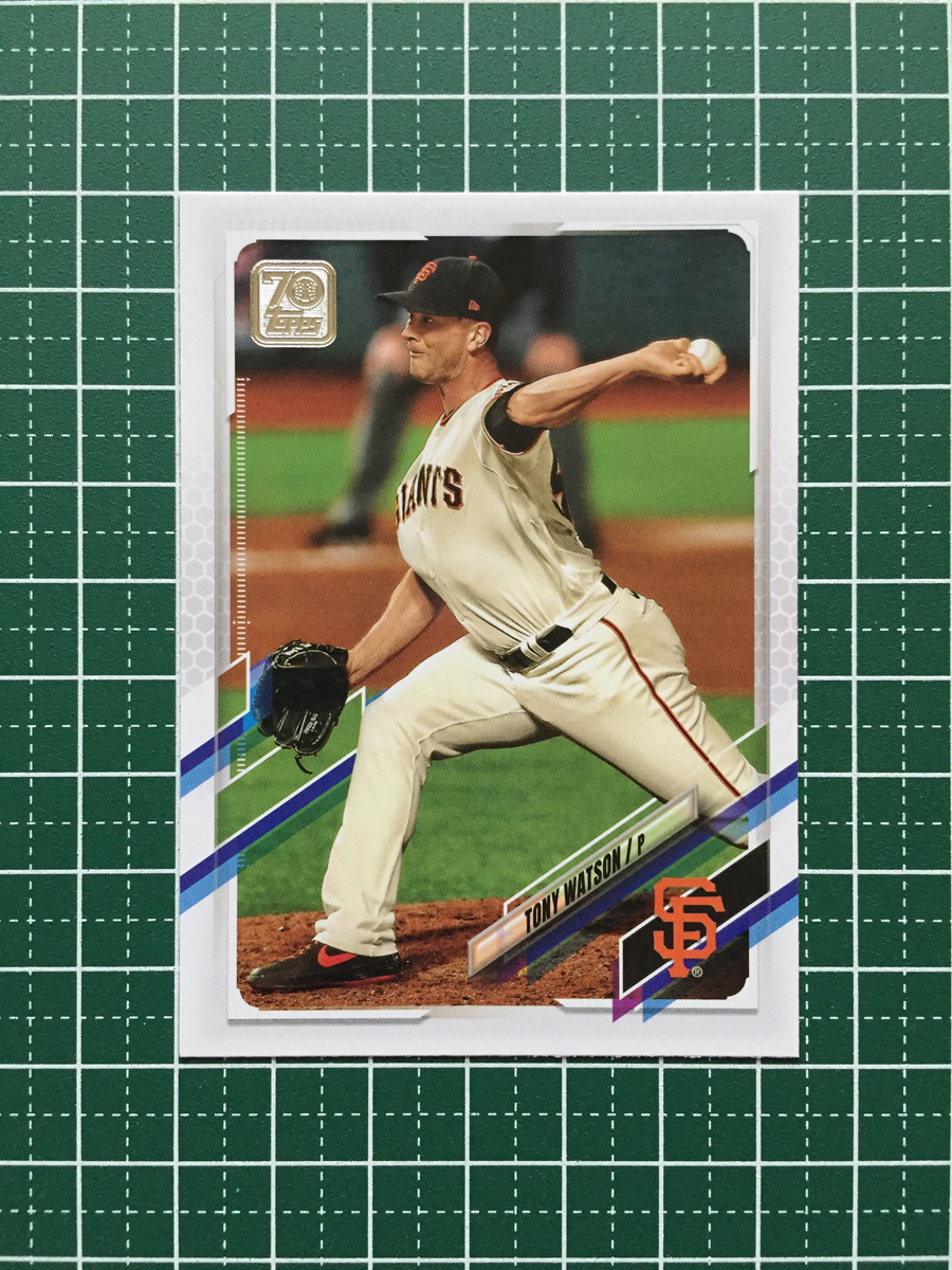 ★TOPPS MLB 2021 SERIES 2 #589 TONY WATSON［SAN FRANCISCO GIANTS］ベースカード★_画像1