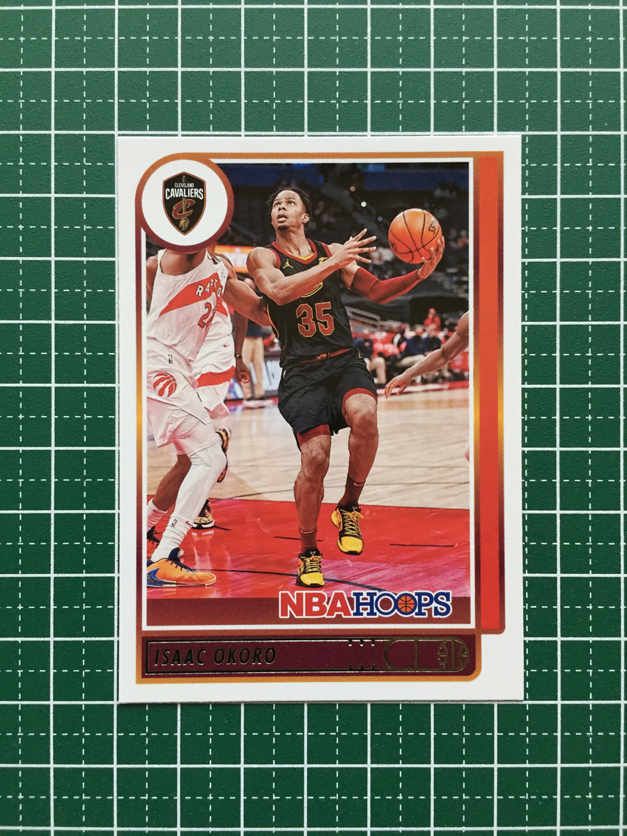 ★PANINI 2021-22 NBA HOOPS #105 ISAAC OKORO［CLEVELAND CAVALIERS］ベースカード「BASE」★_画像1